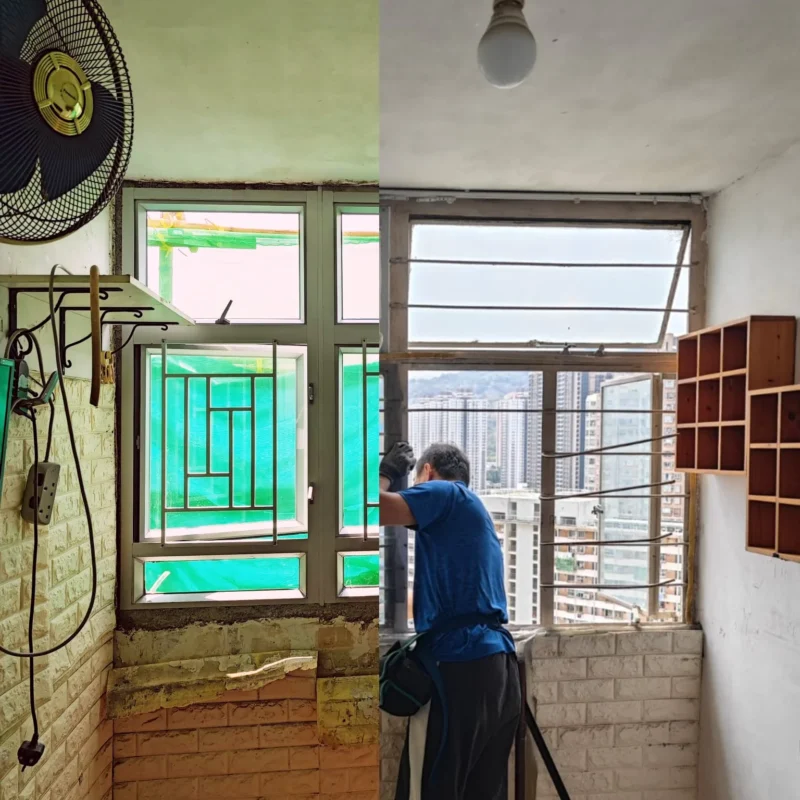 Public Housing Iron Window to Aluminum Window Replacement