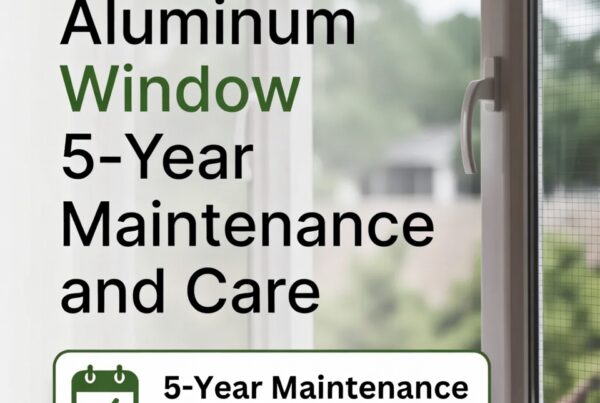 Aluminum Window 5-Year Maintenance Programme 5-year post-inspection warranty terms and professional aluminum window repair service.