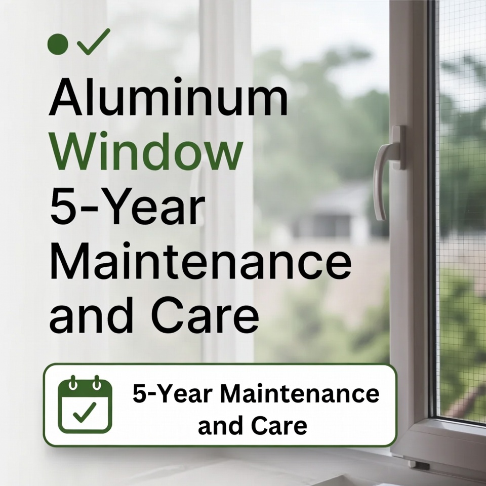 Aluminum Window 5-Year Maintenance Programme 5-year post-inspection warranty terms and professional aluminum window repair service.